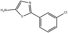 5-Amino-2-(3-chlorophenyl)thiazole Struktur