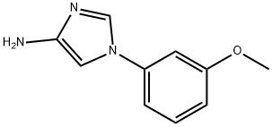 4-Amino-1-(3-methoxyphenyl)imidazole Structure