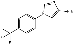 4-Amino-1-(4-trifluoromethylphenyl)imidazole 结构式