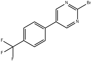 2-Bromo-5-(4-trifluoromethylphenyl)pyrimidine 化学構造式