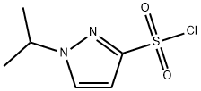 1-isopropyl-1H-pyrazole-3-sulfonyl chloride Structure