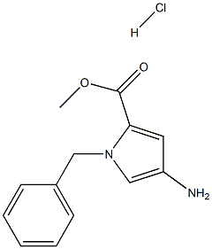 methyl 4-amino-1-benzyl-1H-pyrrole-2-carboxylate hydrochloride Struktur