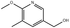 (6-メトキシ-5-メチルピリジン-3-イル)メタノール 化学構造式