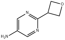 2-(oxetan-3-yl)pyrimidin-5-amine 结构式