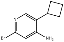 2-Bromo-4-amino-5-(cyclobutyl)pyridine Structure