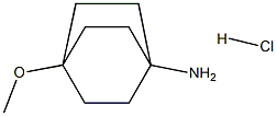 4-methoxybicyclo[2.2.2]octan-1-amine hydrochloride, 135908-38-2, 结构式