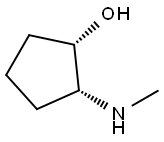 Cyclopentanol, 2-(methylamino)-, (1S-cis)- Struktur