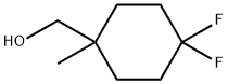 Cyclohexanemethanol, 4,4-difluoro-1-methyl- Structure