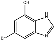 6-Bromo-1H-benzoimidazol-4-ol 结构式