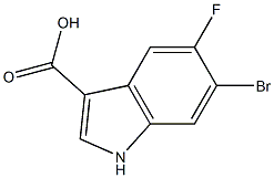 6-bromo-5-fluoro-1H-indole-3-carboxylic acid|5-氟-6-溴-1H-吲哚-3-羧酸