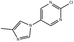 2-Chloro-5-(4-methylimidazol-1-yl)pyrimidine Structure