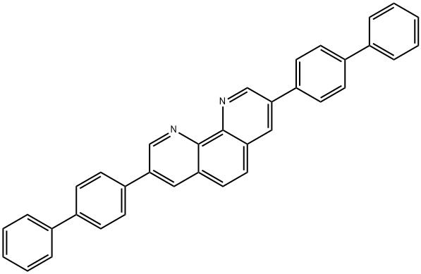 3,8-di([1,1'-biphenyl]-4-yl)-1,10-phenanthroline Struktur