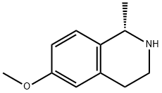 (1S)-6-METHOXY-1-METHYL-1,2,3,4-TETRAHYDROISOQUINOLINE,1364891-68-8,结构式