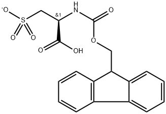 FMOC-D-CYSTEIC ACID 结构式