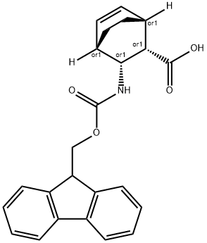 (1R,4S)-3-({[(9H-fluoren-9-yl)methoxy]carbonyl}amino)bicyclo[2.2.2]oct-5-ene-2-carboxylic acid,1367706-35-1,结构式