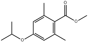 2,6-二甲基-4-(丙-2-基氧基)苯甲酸甲酯 结构式