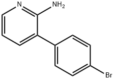 3-(4-BROMOPHENYL)PYRIDIN-2-AMINE Structure