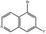 5-bromo-7-fluoroisoquinoline Struktur