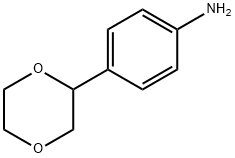 4-(1,4-dioxan-2-yl)aniline Struktur
