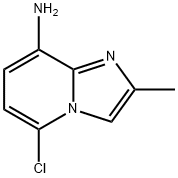 5-chloro-2-methylimidazo[1,2-a]pyridin-8-amine Struktur