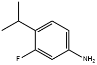 3-fluoro-4-(propan-2-yl)aniline Struktur