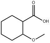 2-甲氧基环己烷-1-羧酸, 13702-44-8, 结构式