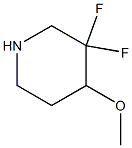 3,3-difluoro-4-methoxypiperidine,1373609-11-0,结构式
