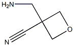 3-(aminomethyl)oxetane-3-carbonitrile 化学構造式