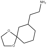 2-(1,4-DIOXASPIRO[4.5]DECAN-7-YL)ETHAN-1-AMINE,1374657-95-0,结构式