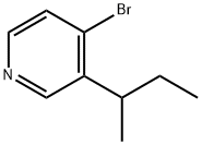 4-Bromo-3-(sec-butyl)pyridine Struktur