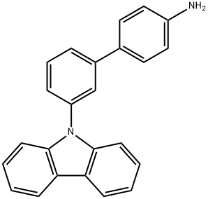 3'-(9H-咔唑-9-基)-[1,1'-联苯基]-4-胺 结构式