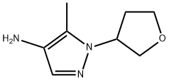 5-methyl-1-(oxolan-3-yl)-1H-pyrazol-4-amine Structure