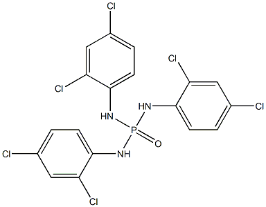 N,N',N''-tris(2,4-dichlorophenyl)phosphoric triamide,137791-22-1,结构式