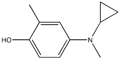 4-(cyclopropylmethylamino)-2-methylphenol Structure