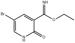 ethyl 5-bromo-2-hydroxynicotinimidate Structure