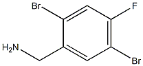 (2,5-dibromo-4-fluorophenyl)methanamine 化学構造式