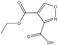 4-(ethoxycarbonyl)-1,2-oxazole-3-carboxylic acid Struktur