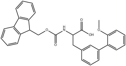 Fmoc-3-(2-methoxyphenyl)-DL-phenylalanine Structure