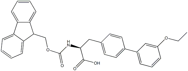 Fmoc-4-(3-ethoxy-phenyl)-L-phenylalanine Struktur