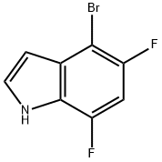 4-Bromo-5,7-difluoro-1H-indole|4-Bromo-5,7-difluoro-1H-indole