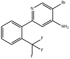 3-BROMO-4-AMINO-6-(2-TRIFLUOROMETHYLPHENYL)PYRIDINE|