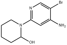 5-BROMO-2-(2-HYDROXYPIPERIDIN-1-YL)PYRIDIN-4-AMINE|5-BROMO-2-(2-HYDROXYPIPERIDIN-1-YL)PYRIDIN-4-AMINE