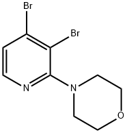 3,4-Dibromo-2-(morpholino)pyridine,1381941-51-0,结构式