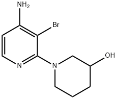 1381942-32-0 4-Amino-3-bromo-2-(3-hydroxypiperidin-1-yl)pyridine