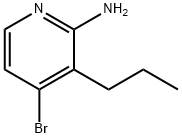 2-Amino-4-bromo-3-(n-propyl)pyridine Structure