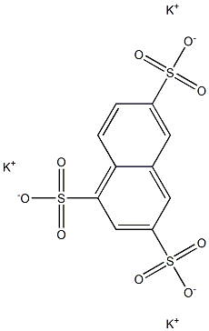 1,3,6-Naphthalenetrisulfonic acid tripotassium salt,138195-07-0,结构式