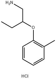 1-[(1-aminobutan-2-yl)oxy]-2-methylbenzene hydrochloride Struktur