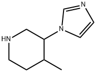 3-(1H-imidazol-1-yl)-4-methylpiperidine Structure