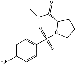 1-[(4-Aminophenyl)sulfonyl]-L-proline methyl ester,1384669-23-1,结构式