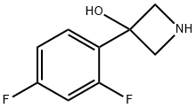 3-(2,4-Difluorophenyl)azetidin-3-ol Structure